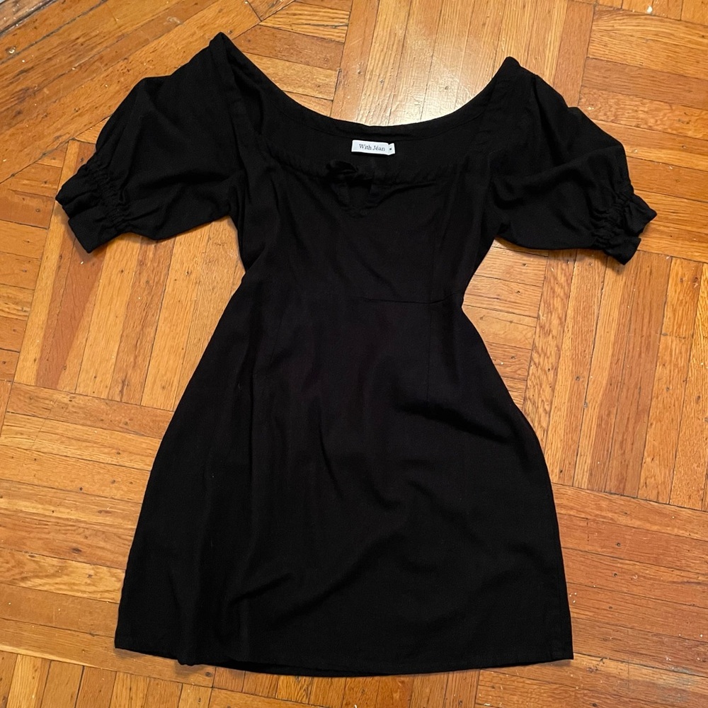 Beautiful Black With Jean Juliette Dress